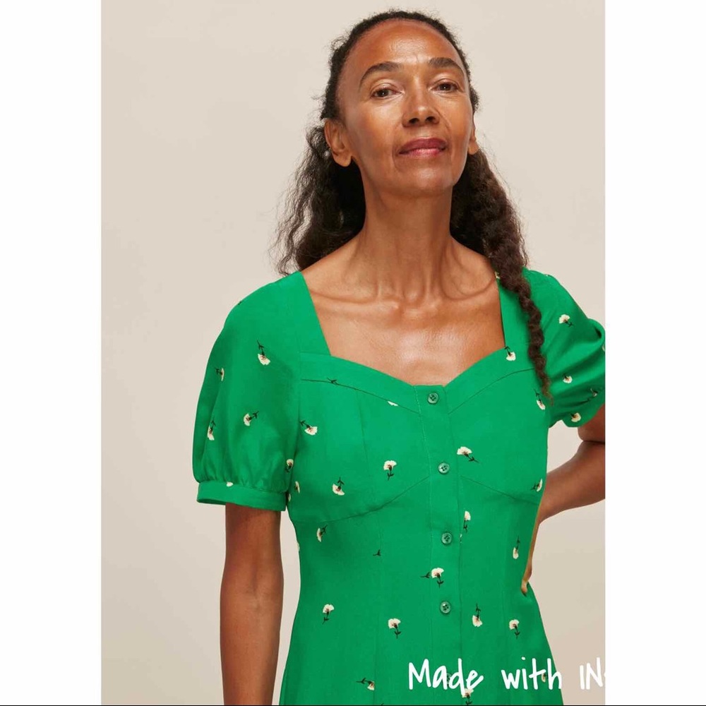 Whistles Floral Silk Dress - Picture 4 of 12